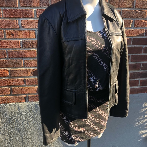 Express Authentic Leather Jacket - Picture 2 of 8